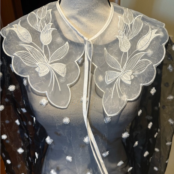 Zara women’s organza blouse blouson sz XL. New with tag - Picture 11 of 16